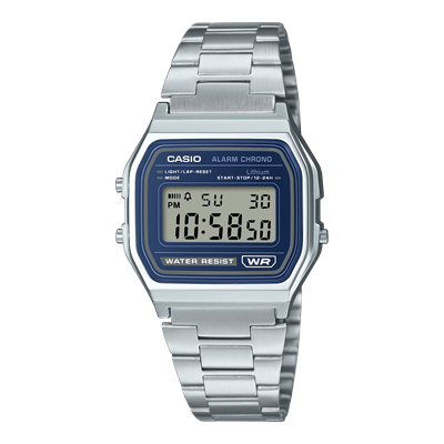 RELOJ CASIO A158WEA-2EF UNISEX 36.8 × 33.2 × 8.5 MM